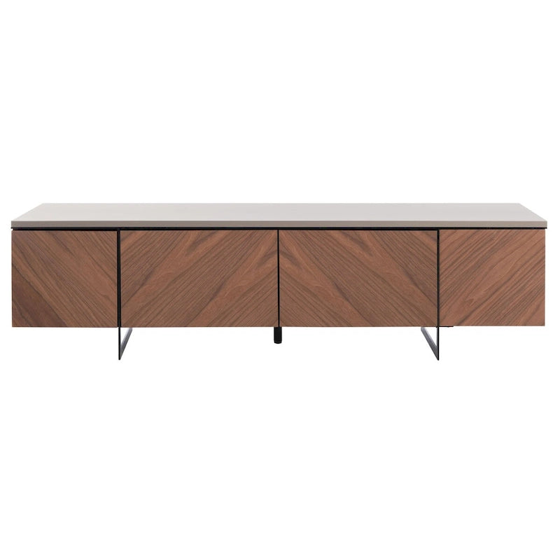Meuble TV SAFAVIEH Couture Stine Chevron 60 pouces - 60 po L x 16 po l x 16 po H