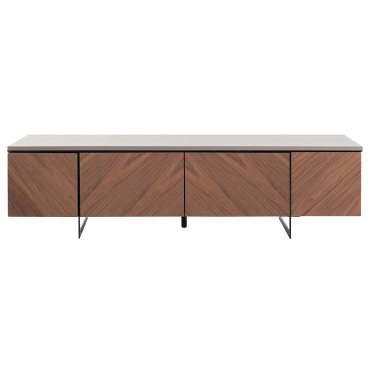 Meuble TV SAFAVIEH Couture Stine Chevron 60 pouces - 60 po L x 16 po l x 16 po H