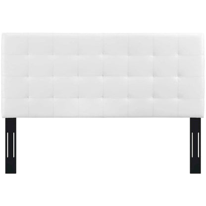 Tête de lit capitonnée en similicuir Copper Grove Vodice