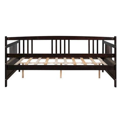 Lit de jour multifonctionnel en bois massif : format simple, rangement