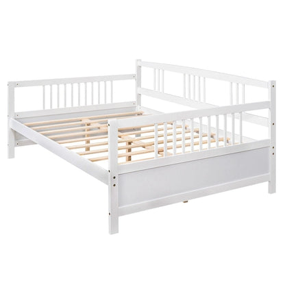 Lit de jour multifonctionnel en bois massif : format simple, rangement