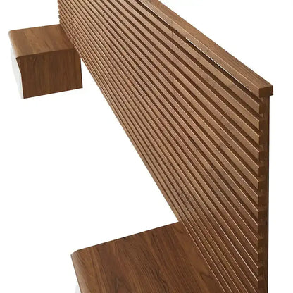 Tête de lit murale King et tables de chevet modernes