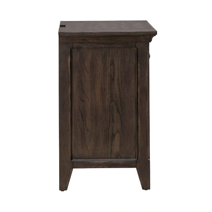 Lit, commode, miroir et table de chevet Paradise Valley Saddle Brown