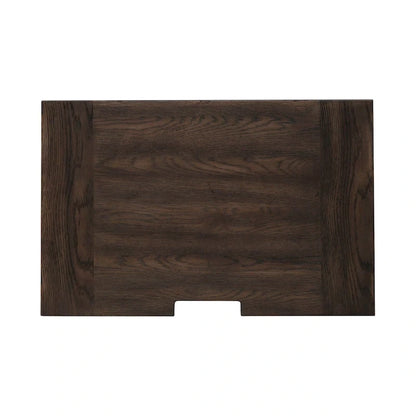 Lit, commode, miroir et table de chevet Paradise Valley Saddle Brown