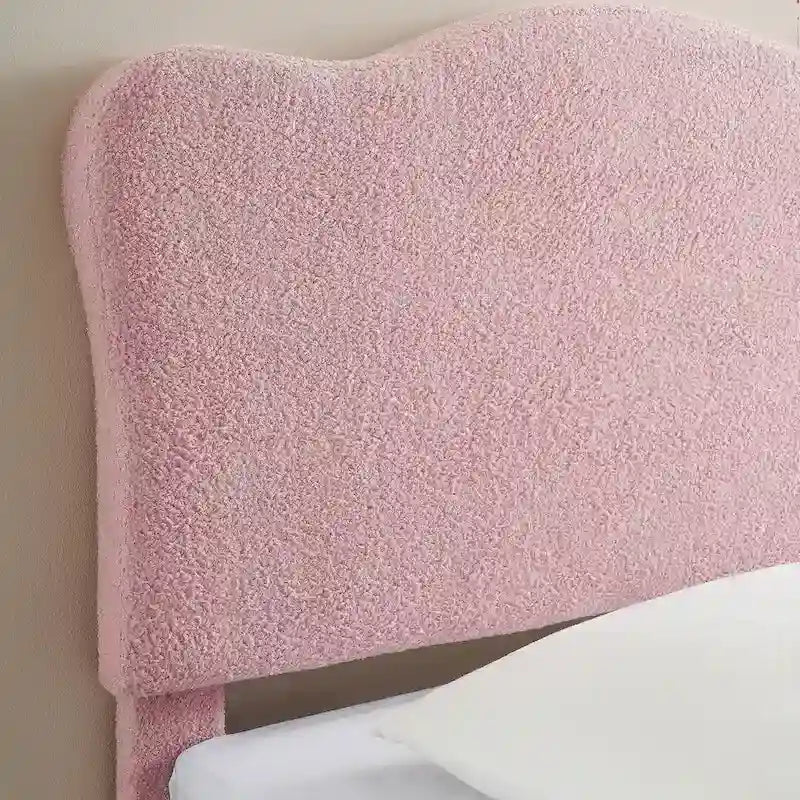 Plateforme rembourrée avec tête de lit