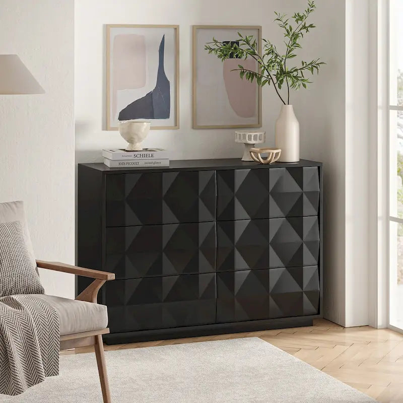Commode moderne Linus à 6 tiroirs par HULALA HOME