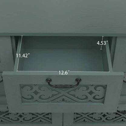 Meuble à 7 tiroirs de style américain, idéal pour une chambre à coucher - Non applicable