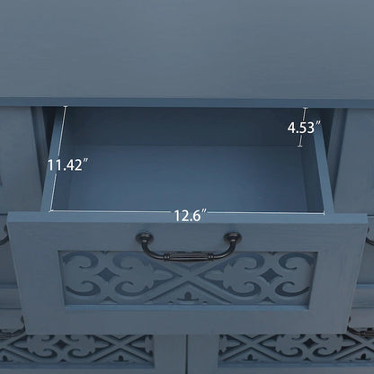 Meuble à 7 tiroirs de style américain, idéal pour une chambre à coucher - Non applicable