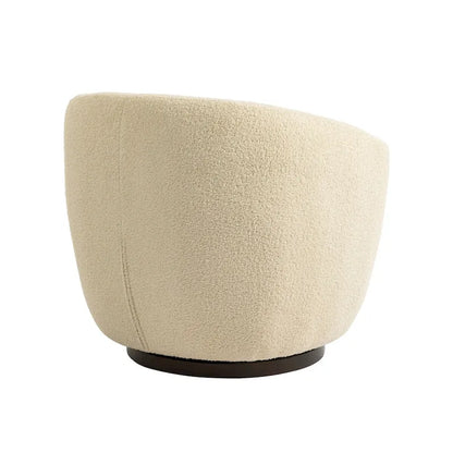 Fauteuil pivotant rembourré avec rangement, chaise d'appoint moderne pour salon, chambre, bureau ou coin lecture