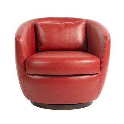 Fauteuil pivotant rembourré avec rangement, chaise d'appoint moderne pour salon, chambre, bureau ou coin lecture