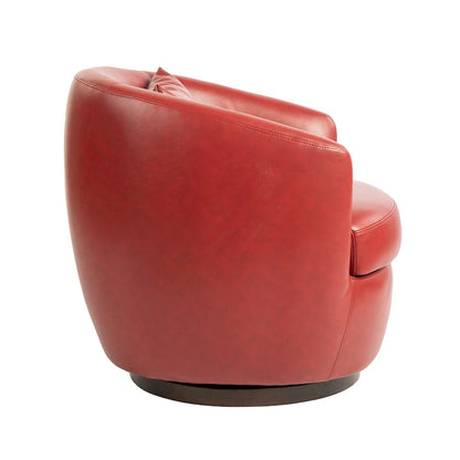 Fauteuil pivotant rembourré avec rangement, chaise d'appoint moderne pour salon, chambre, bureau ou coin lecture