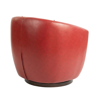 Fauteuil pivotant rembourré avec rangement, chaise d'appoint moderne pour salon, chambre, bureau ou coin lecture