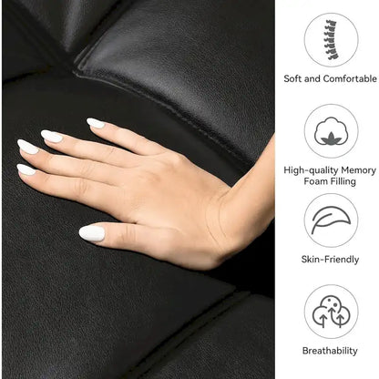 Canapé-lit convertible futon avec accoudoirs réglables, idéal pour studio, appartement, bureau et petits espaces.
