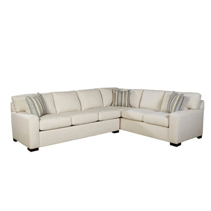 Canapé-lit d'angle Kobe couleur crème avec matelas Queen en mousse à mémoire de forme et gel