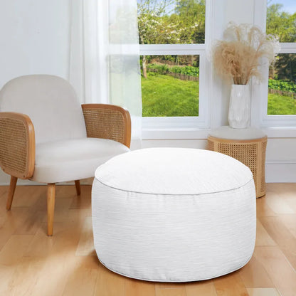 Pouf/ottoman texturé d'intérieur Sorra Home