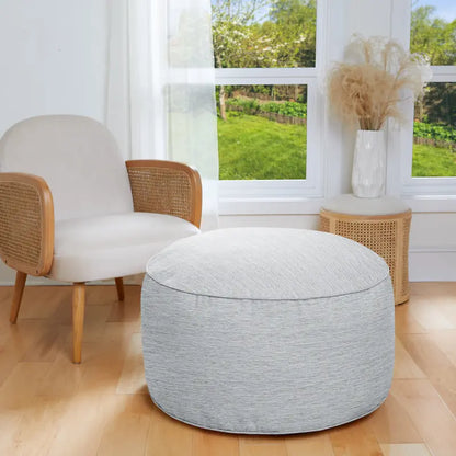 Pouf/ottoman texturé d'intérieur Sorra Home