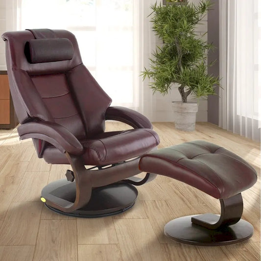 Oreiller cervical Relax-R en cuir pleine fleur