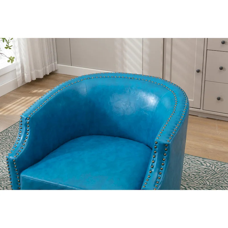 Fauteuil pivotant de salon, de haute qualité et durable, ambiance sobre