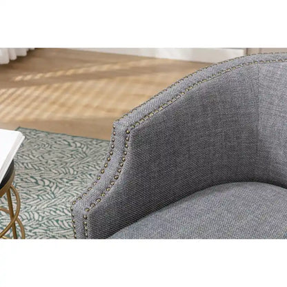 Fauteuil pivotant de salon, de haute qualité et durable, ambiance sobre