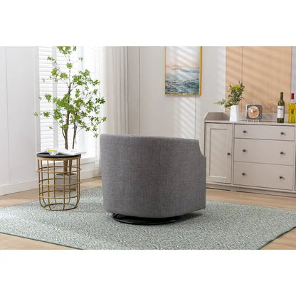 Fauteuil pivotant de salon, de haute qualité et durable, ambiance sobre