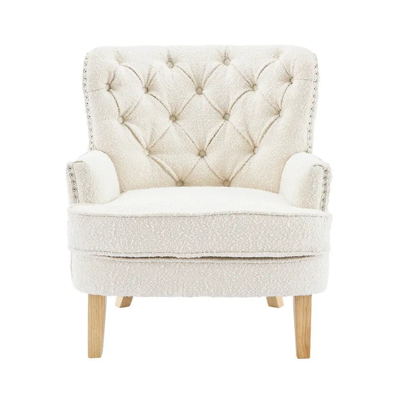 Fauteuil club Almond Boucle à clous décoratifs de Christopher Knight Home