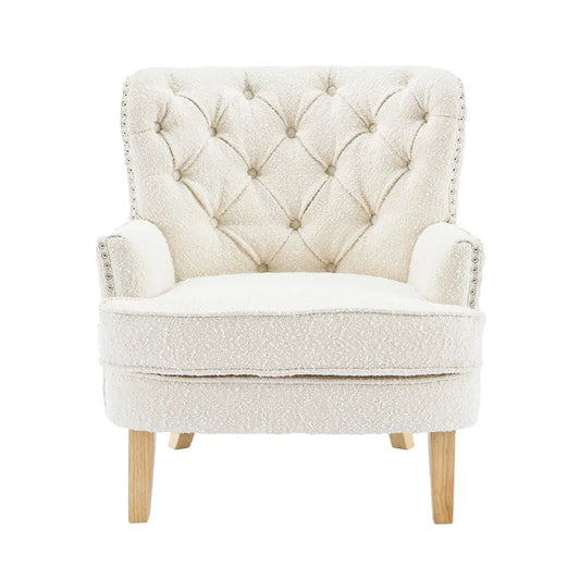 Fauteuil club Almond Boucle à clous décoratifs de Christopher Knight Home