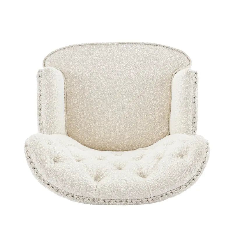 Fauteuil club Almond Boucle à clous décoratifs de Christopher Knight Home
