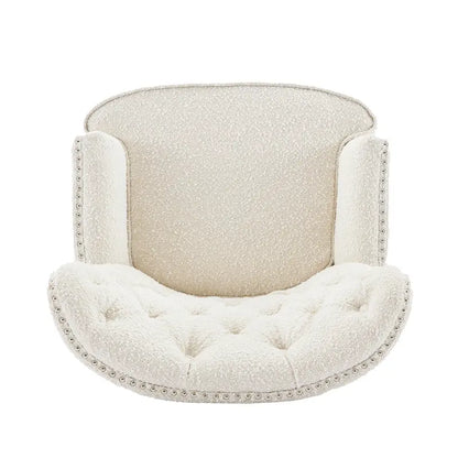 Fauteuil club Almond Boucle à clous décoratifs de Christopher Knight Home