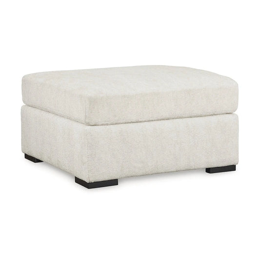 Pouf d'appoint surdimensionné ivoire Signature Design by Ashley Chessington