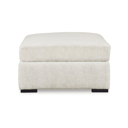 Pouf d'appoint surdimensionné ivoire Signature Design by Ashley Chessington
