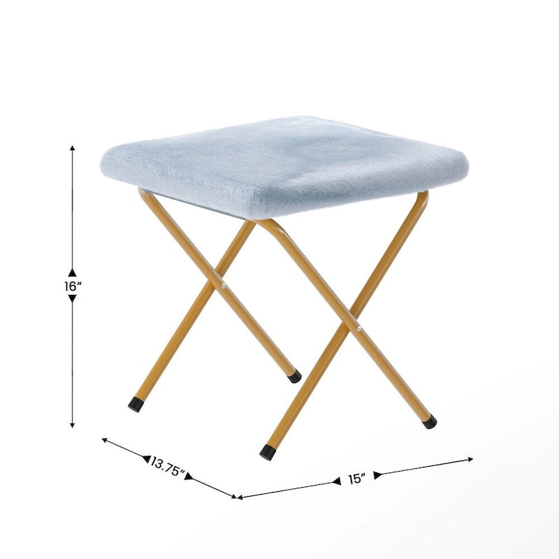 Fauteuil soucoupe pliant surdimensionné avec repose-pieds