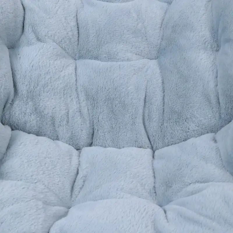 Fauteuil soucoupe pliant surdimensionné avec repose-pieds
