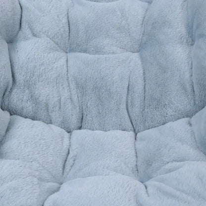 Fauteuil soucoupe pliant surdimensionné avec repose-pieds