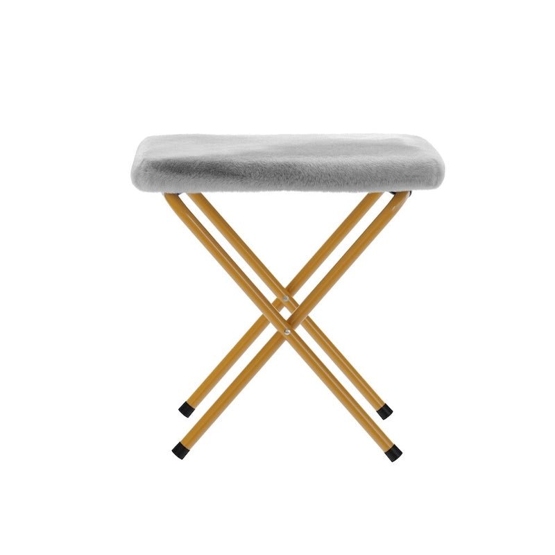 Fauteuil soucoupe pliant surdimensionné avec repose-pieds