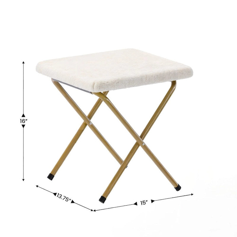 Fauteuil soucoupe pliant surdimensionné avec repose-pieds