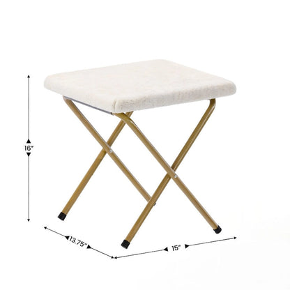 Fauteuil soucoupe pliant surdimensionné avec repose-pieds