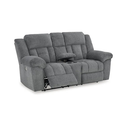 Canapé inclinable électrique deux places Signature Design by Ashley Tip-Off - 80 cm (L) x 42 cm (P) x 45 cm (H)