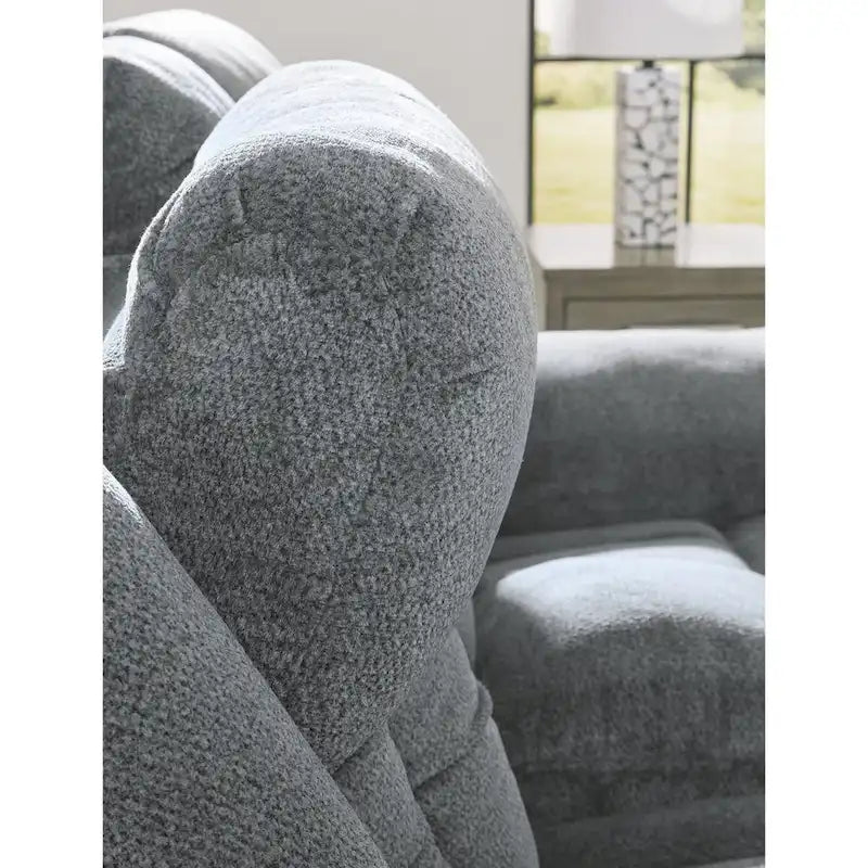 Canapé inclinable électrique deux places Signature Design by Ashley Tip-Off - 80 cm (L) x 42 cm (P) x 45 cm (H)