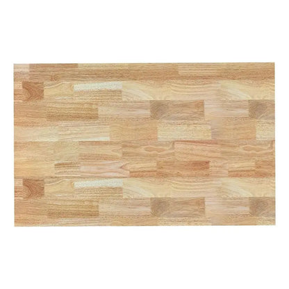 Îlot de cuisine moderne en bois d'hévéa de 32,87 po de largeur, avec étagères réglables et porte-serviettes
