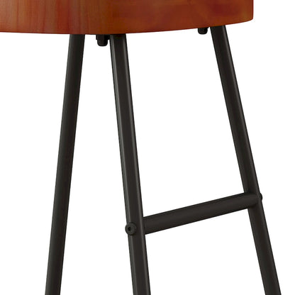 29,52 € Lot de 2 tabourets de bar élégants et minimalistes, hauteur comptoir, pour îlot de cuisine, café, bar, balcon.