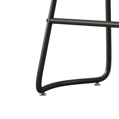 29,52 € Lot de 2 tabourets de bar élégants et minimalistes, hauteur comptoir, pour îlot de cuisine, café, bar, balcon.