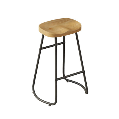 29,52 € Lot de 2 tabourets de bar élégants et minimalistes, hauteur comptoir, pour îlot de cuisine, café, bar, balcon.