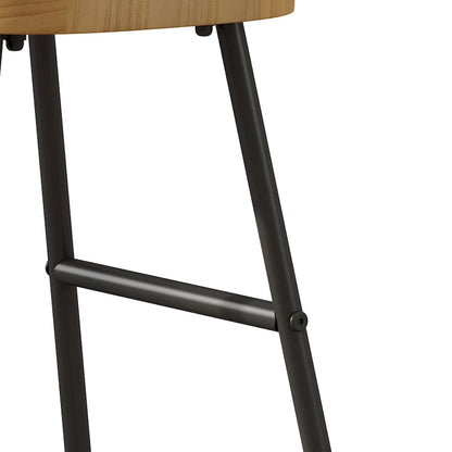 29,52 € Lot de 2 tabourets de bar élégants et minimalistes, hauteur comptoir, pour îlot de cuisine, café, bar, balcon.