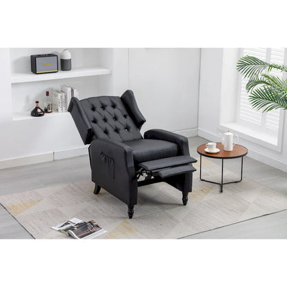 Fauteuil de détente moderne et confortable rembourré / Fauteuil inclinable pour salon