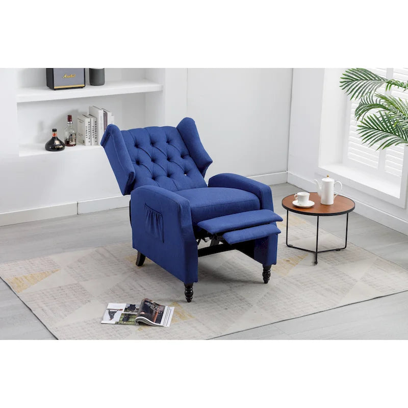 Fauteuil de détente moderne et confortable rembourré / Fauteuil inclinable pour salon