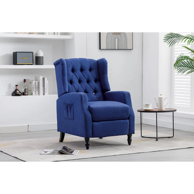 Fauteuil de détente moderne et confortable rembourré / Fauteuil inclinable pour salon