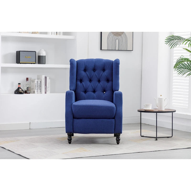 Fauteuil de détente moderne et confortable rembourré / Fauteuil inclinable pour salon