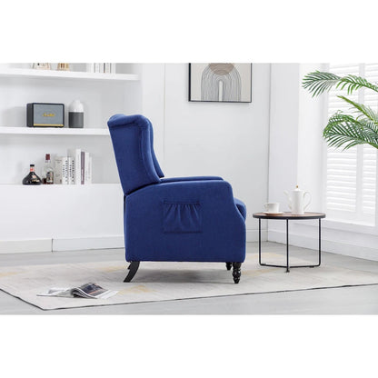 Fauteuil de détente moderne et confortable rembourré / Fauteuil inclinable pour salon