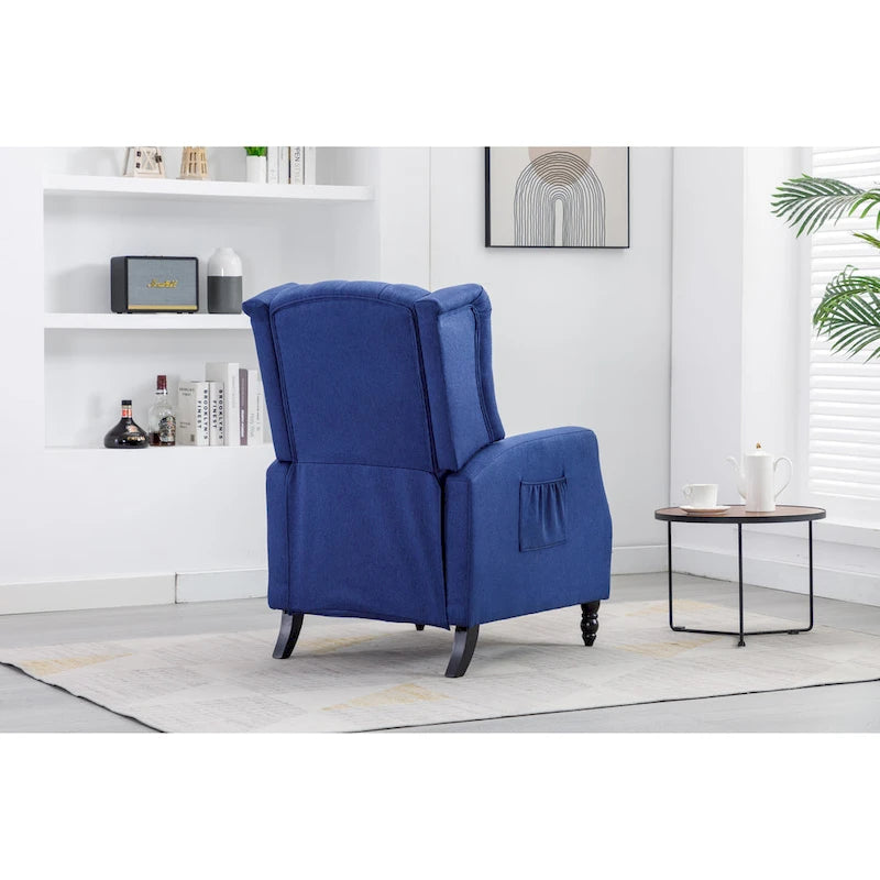 Fauteuil de détente moderne et confortable rembourré / Fauteuil inclinable pour salon