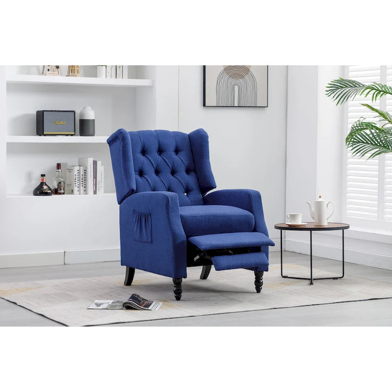 Fauteuil de détente moderne et confortable rembourré / Fauteuil inclinable pour salon